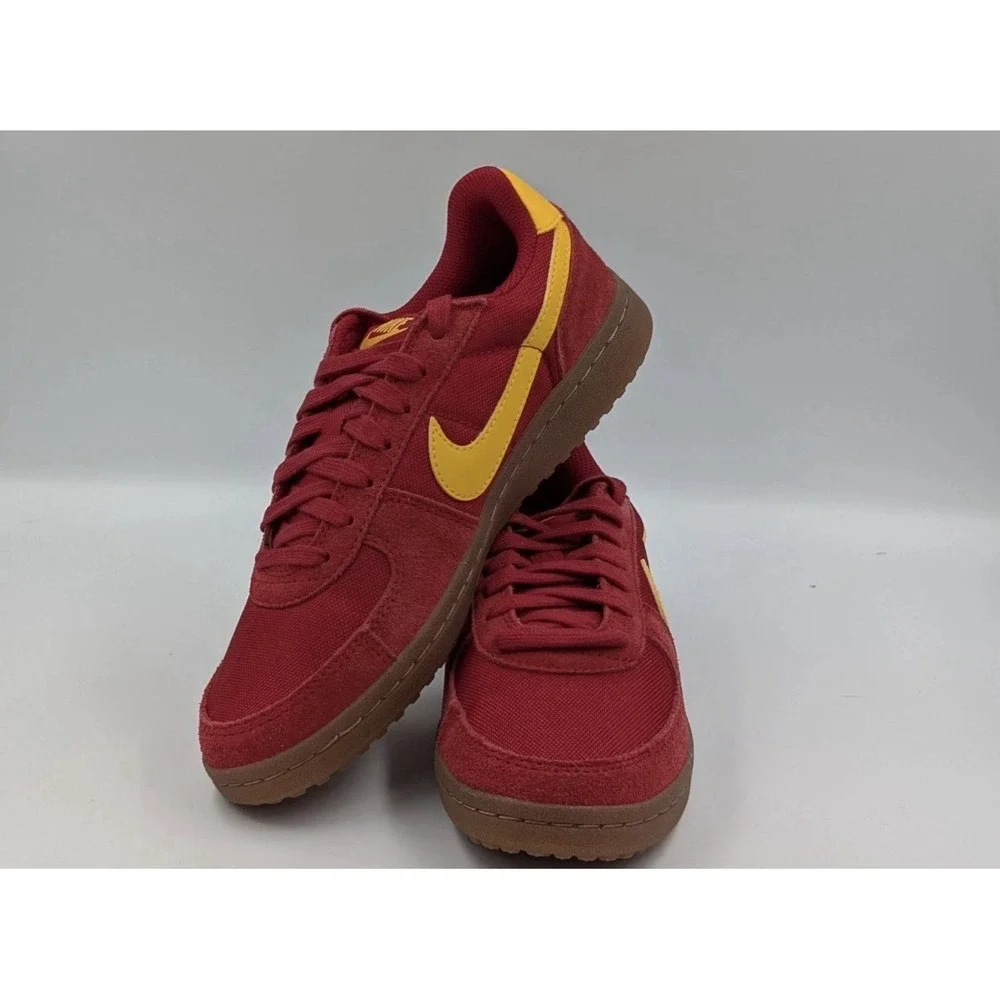 *NEW* Kids Size 4Y Nike Field General 82 GS Gym Red Team Gold Shoes IF0465-602‎